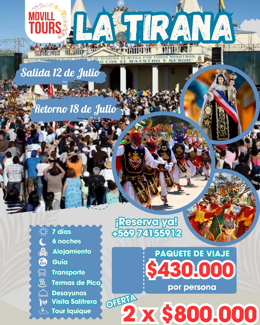 La Tirana, Pica & Bahía Inglesa